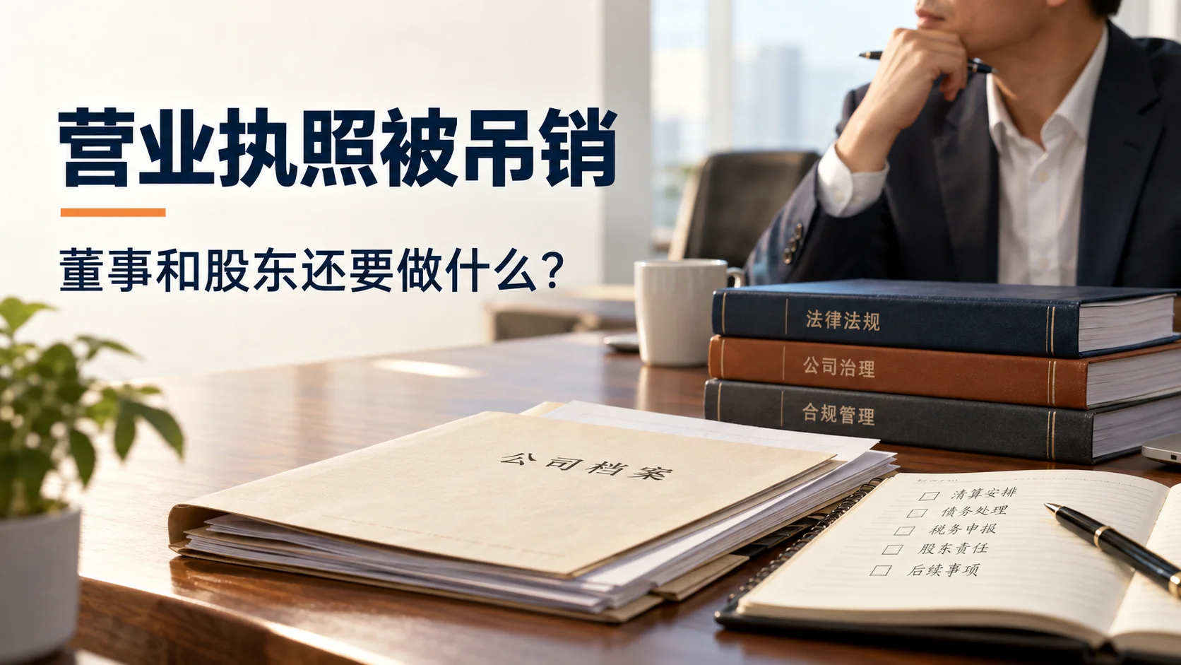 营业执照被吊销后，董事和股东还要做什么？