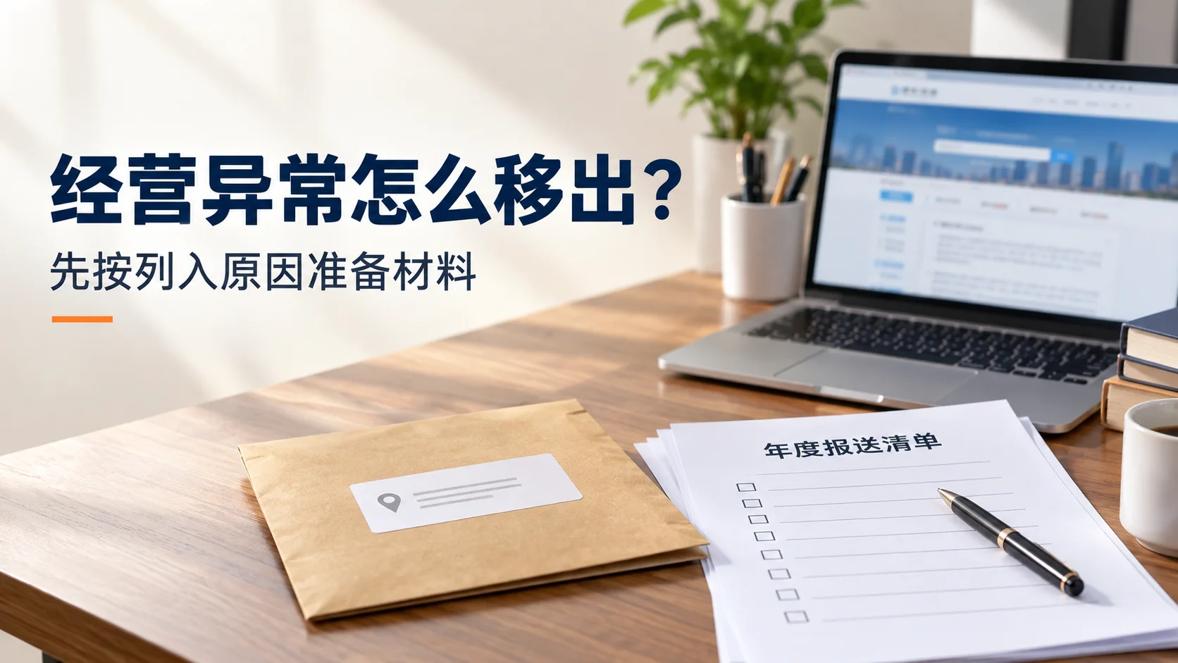 经营异常怎么移出？先按列入原因准备材料