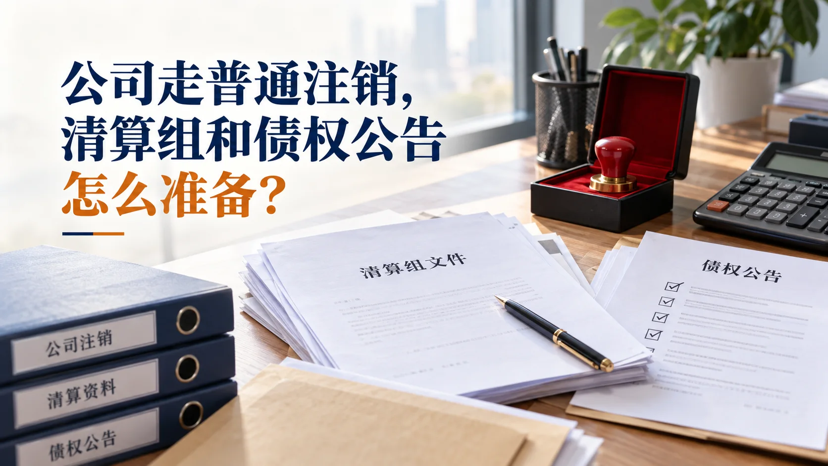 简易注销和普通注销，应该先看哪些条件？