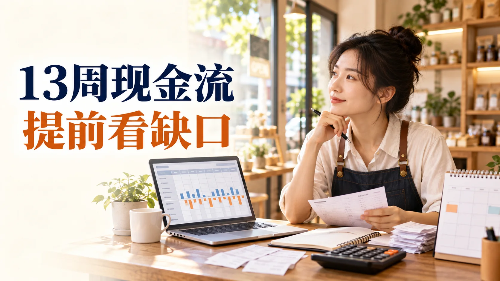 未来三个月现金够不够？小店老板怎么做13周现金流表？