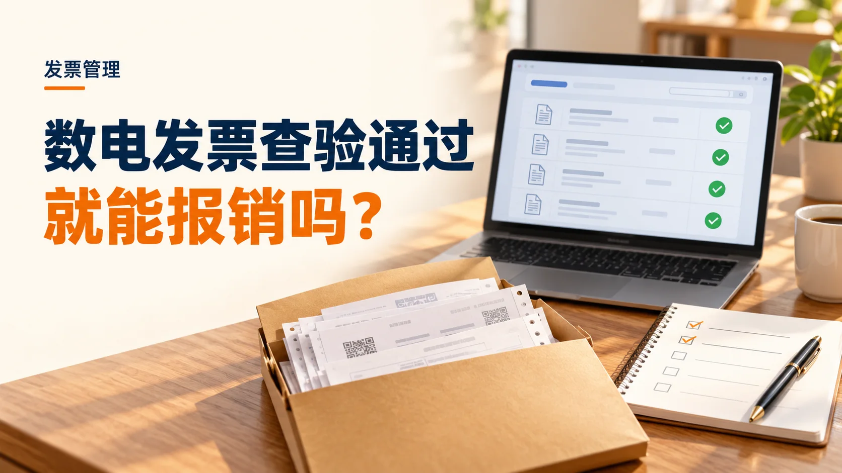 收到数电发票，查验通过就能报销吗？