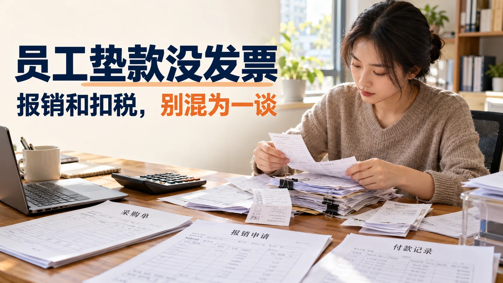 员工垫付采购款没有发票,公司能报销、税前扣除吗?